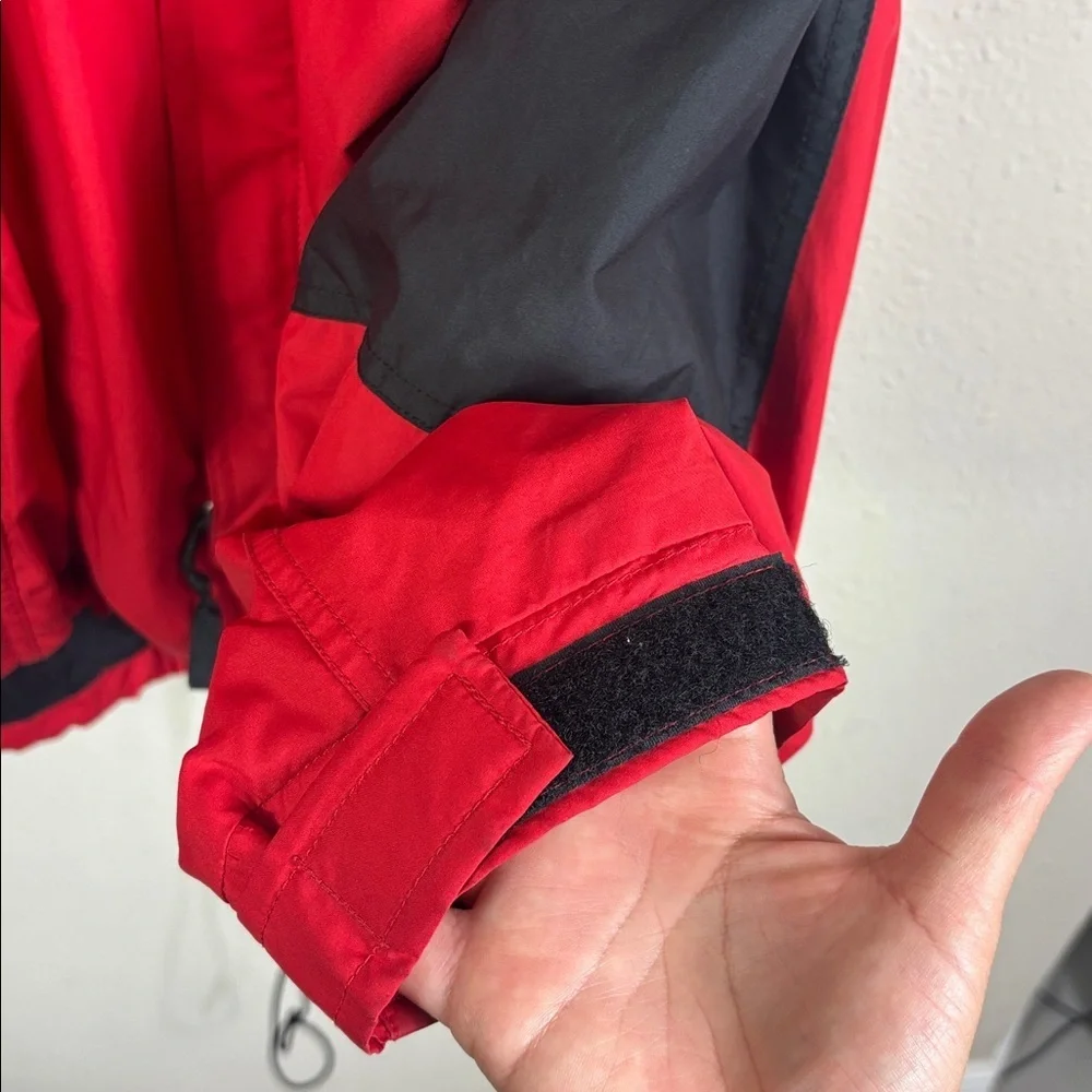 Vintage The North Face Windbreaker Waterproof Jacket Zipper Velcro w/ Pockets L